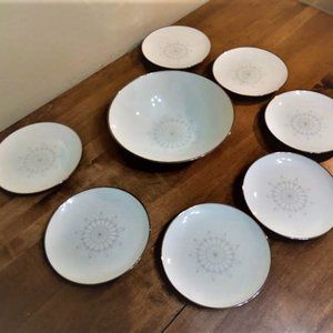 Stunning Noritake Ivory China Antique Dish Set. 8 Pieces